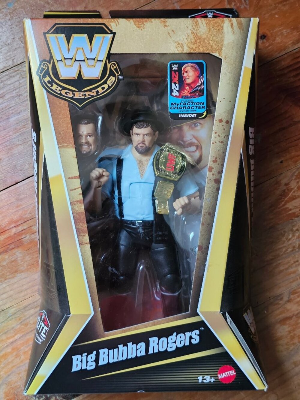 WWE Big Bubba Rogers "Big Boss Man" Wrestling Action Figure - chase edition